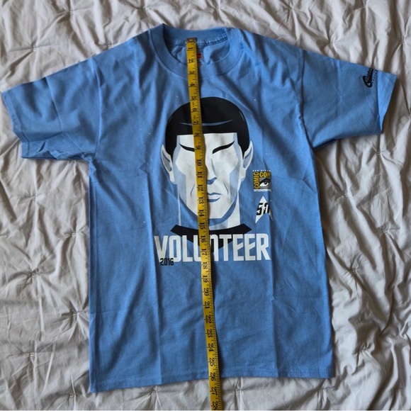 2016 SDCC Comic Con Volunteer Shirt Star Trek Spock 50th Anniversary Small New - Picture 7 of 7